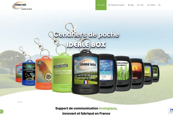 Idéale Box : site vitrine WordPress éco-responsable - John Web