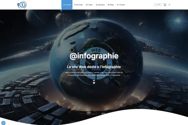 @infographie : site WordPress dédié à l&rsquo;infographie - John Web