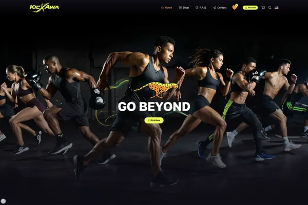 KickAwa : boutique WordPress Sportswear Print-on-Demand - John Web