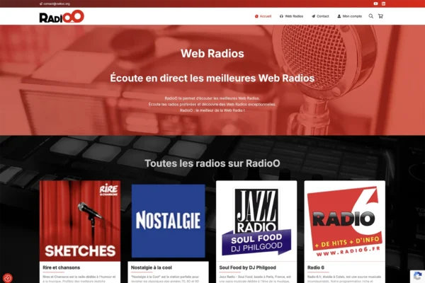 RadioO : Web Radio WordPress avec player audio - John Web
